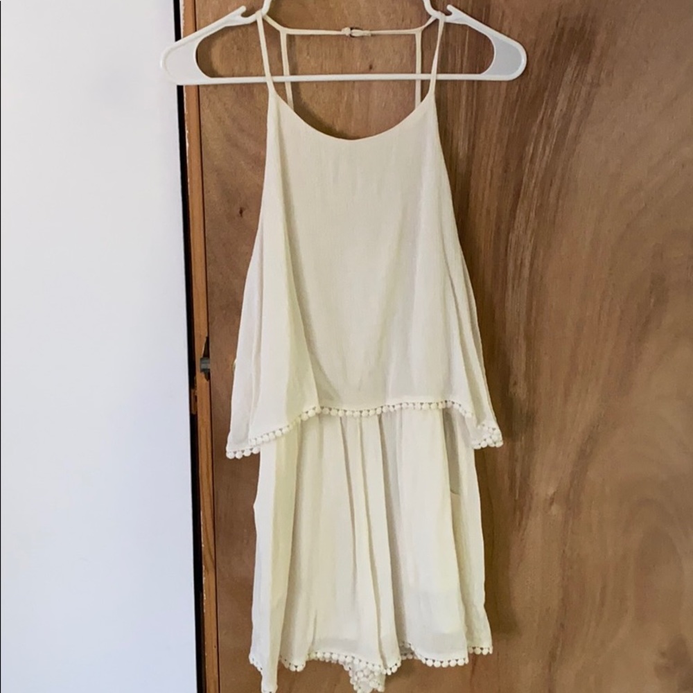 Alyssa White Romper